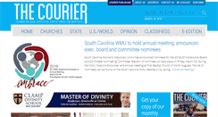 Desktop Screenshot of baptistcourier.com